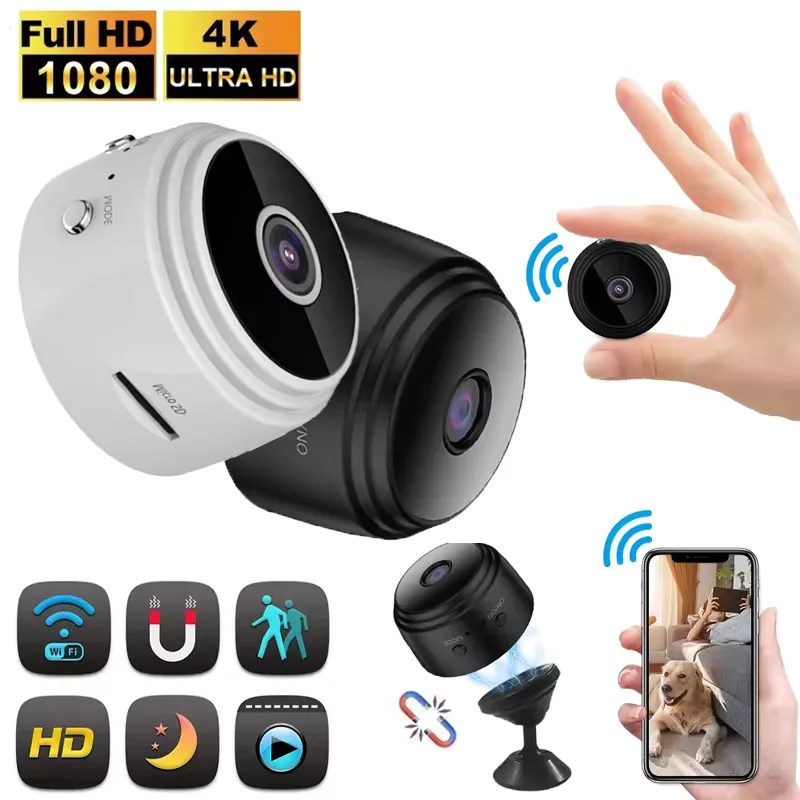 Home Security Monitoring Service - 미니 와이파이 원격 무선 적외선 카메라,
