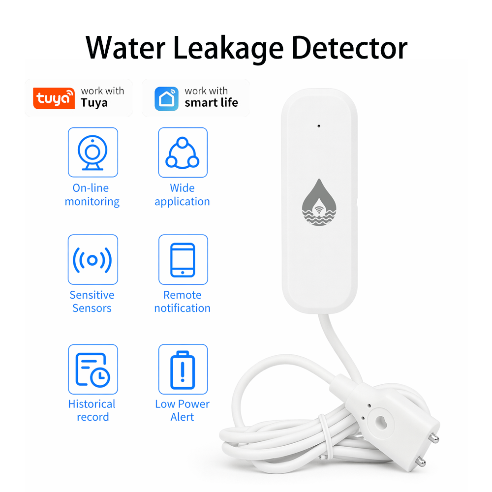 Home Security Tools - YFK WiFi/Zigbee 누수 경보 센서 Tuya