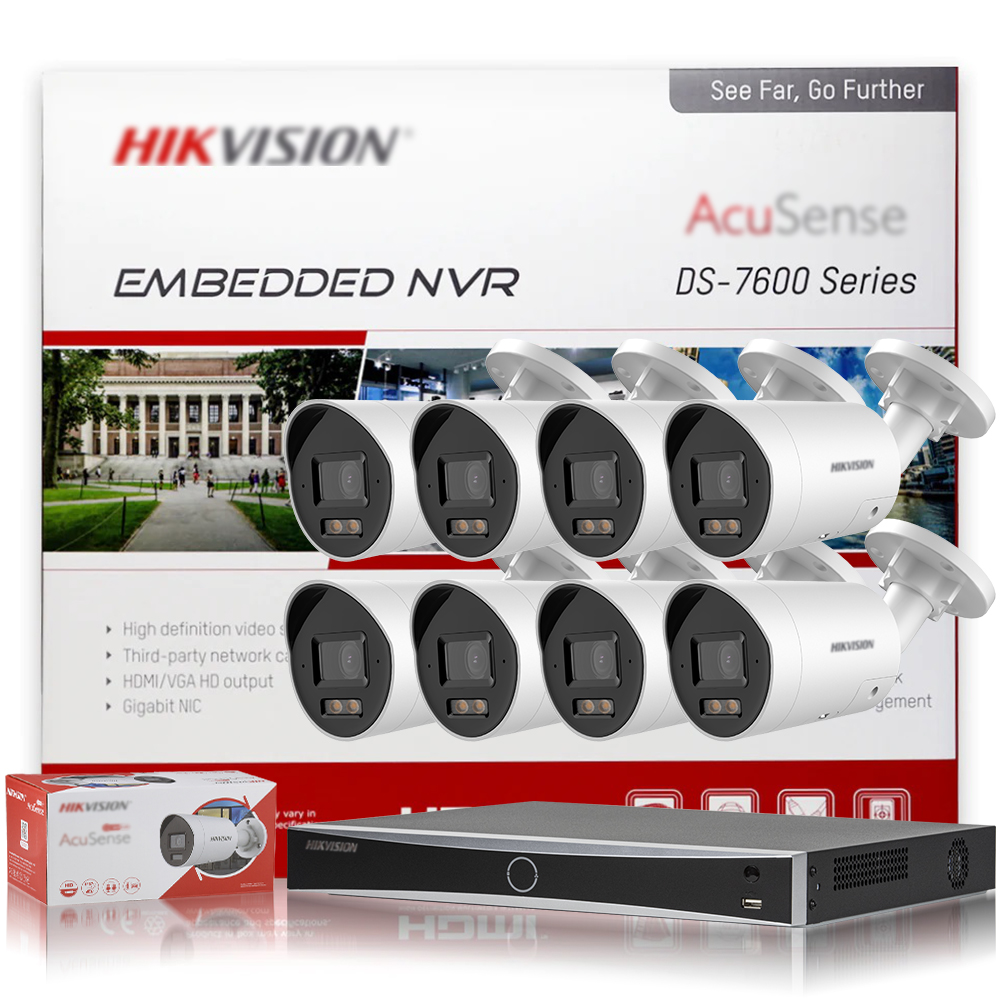 Home Security Video Recording Systems - Hikvision 4K 8MP POE CCTV 보안