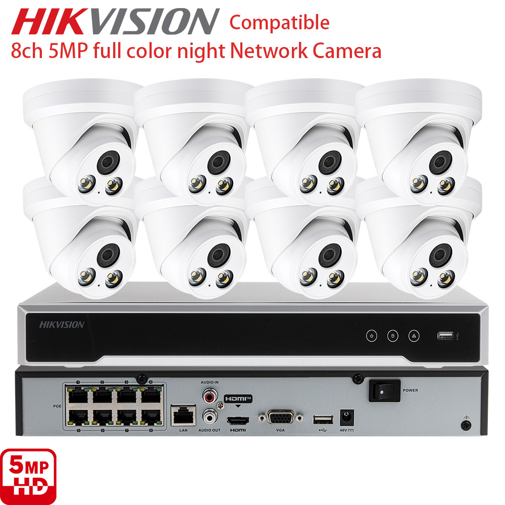 Home Security Video Recording Systems - 8채널 NVR 2 HDD DS-7608NI-Q2/8P 가정용