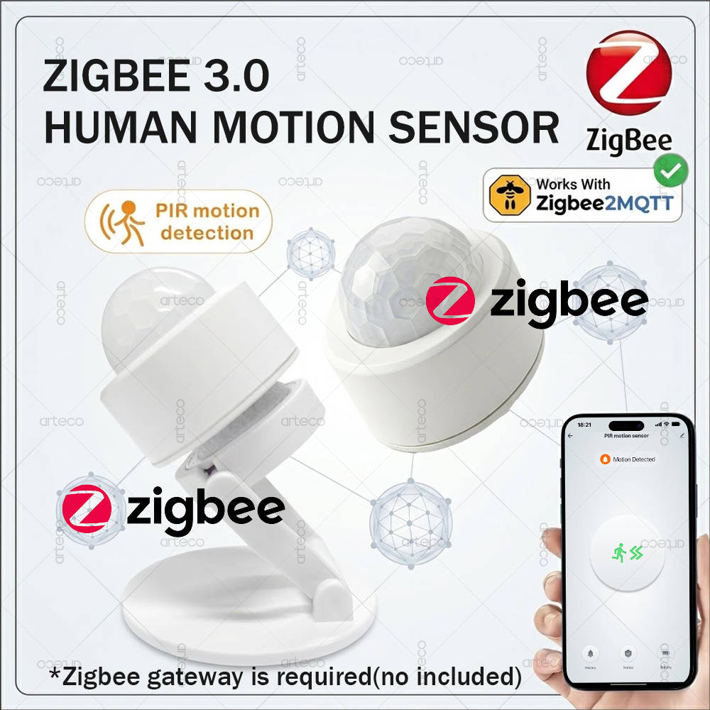 Home Security Tools - Zigbee 3.0 미니 PIR 모션 센서