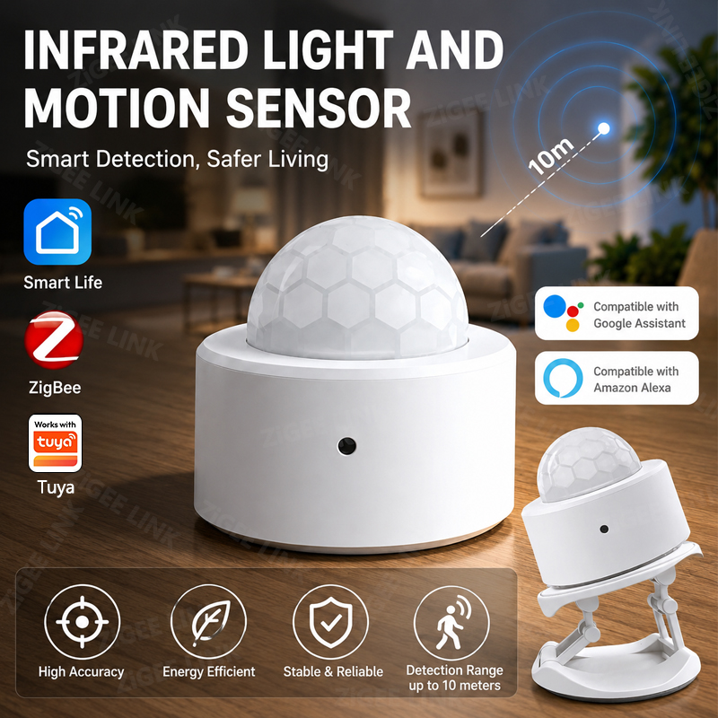 Home Security Tools - ZigBee 3.0 PIR 모션 센서 무선