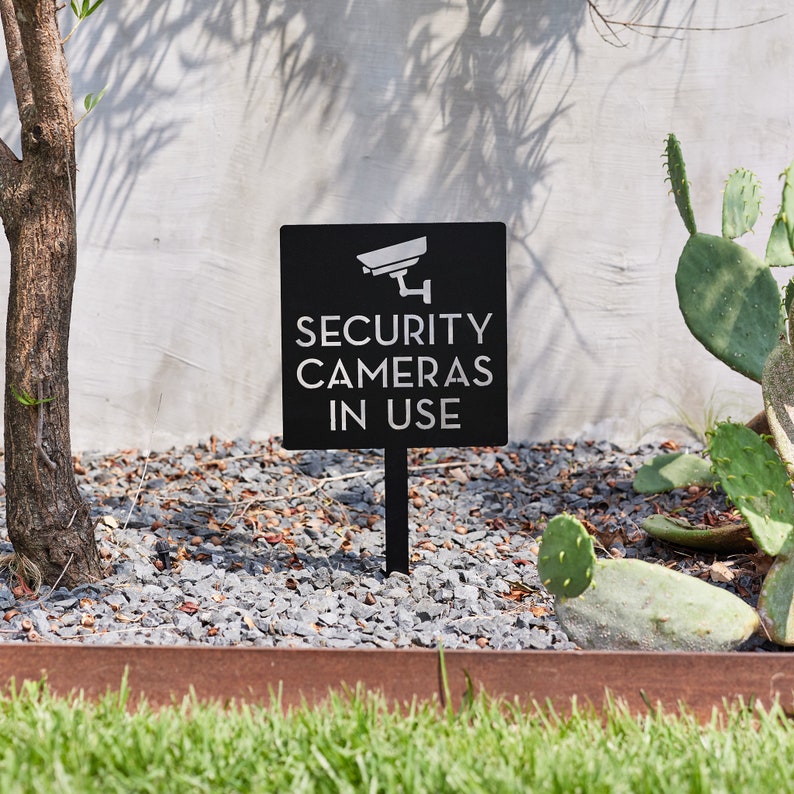 보안 카메라 경고 표지판 - 가정 및 사업장 감시 억제 - Home Yard Security 리뷰 및 가격
