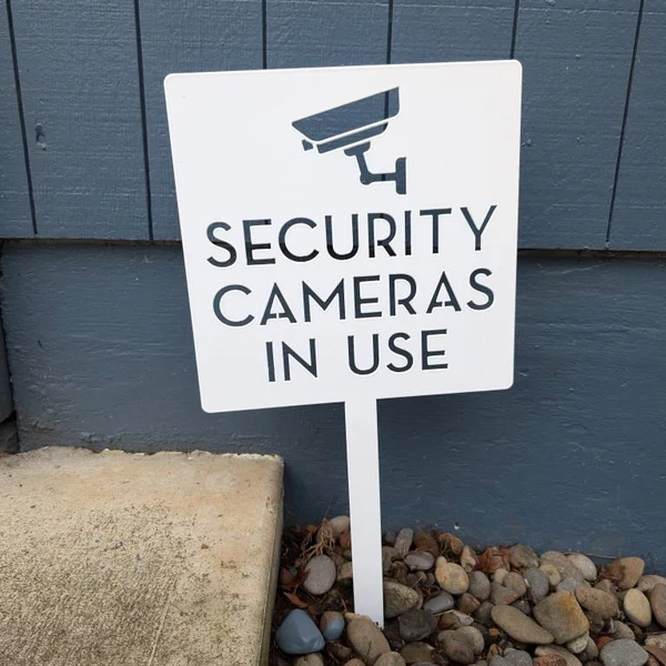 보안 카메라 경고 표지판 - 가정 및 사업장 감시 억제 - Home Yard Security 리뷰 및 가격
