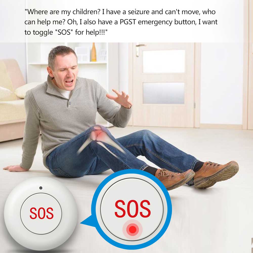 무선 SOS 버튼 스마트 홈 게이트 보안 초인종 433 - Home Security Tools 리뷰 및 가격