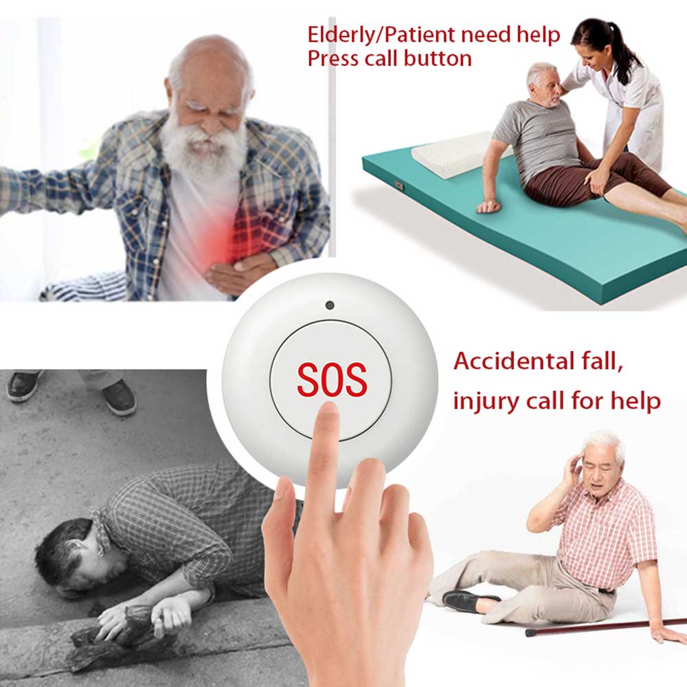 무선 SOS 버튼 스마트 홈 게이트 보안 초인종 433 - Home Security Tools 리뷰 및 가격