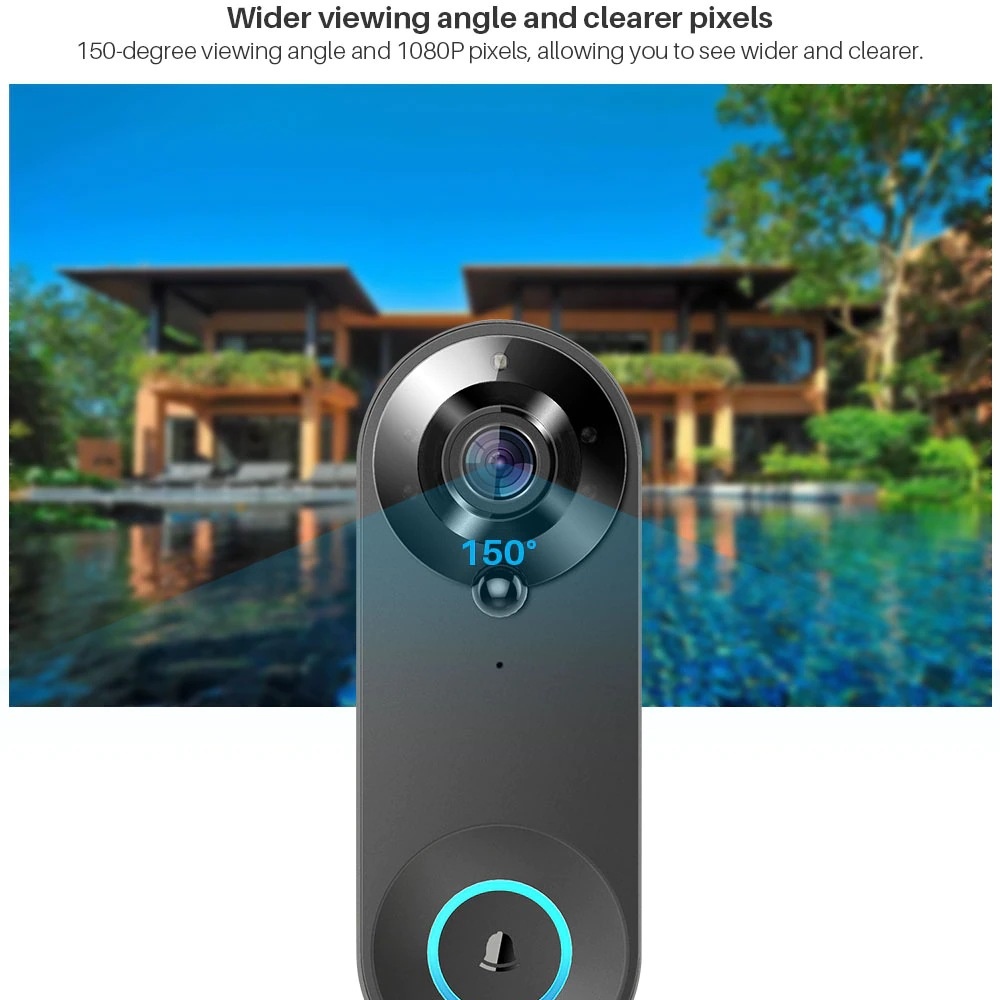 Tuya 1080P 무선 WIFI 초인종 비디오 인터콤 - Home Security Monitoring Service 리뷰 및 가격