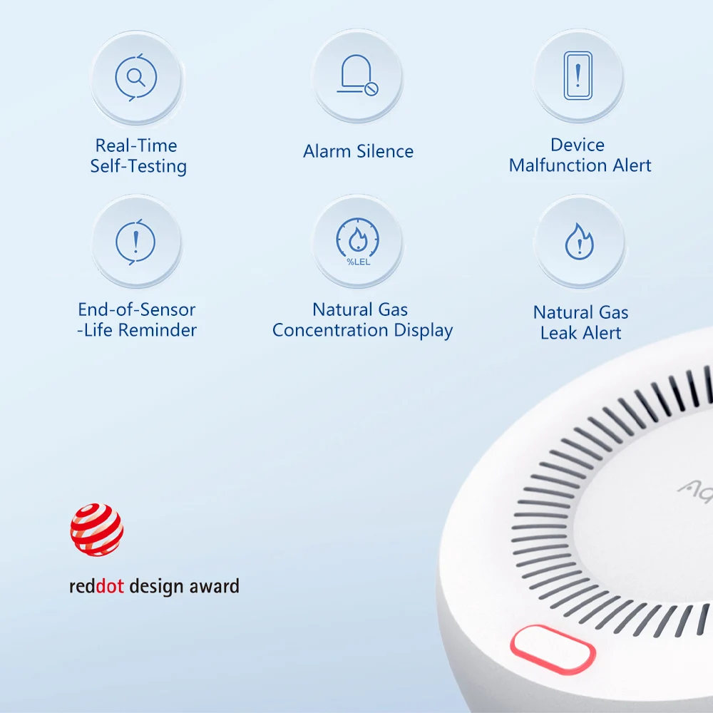 아카라 천연가스 감지기 스마트 가스 누출 경보 지그비  - Home Security Xiaomi 리뷰 및 가격