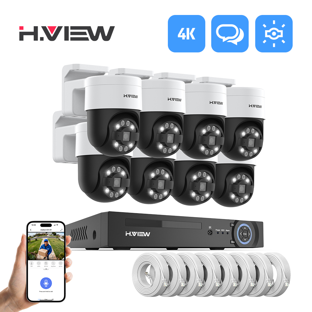 H.view 8Ch 4K 5MP 8MP Cctv 보안  - Home Security For Apartments 리뷰 및 가격