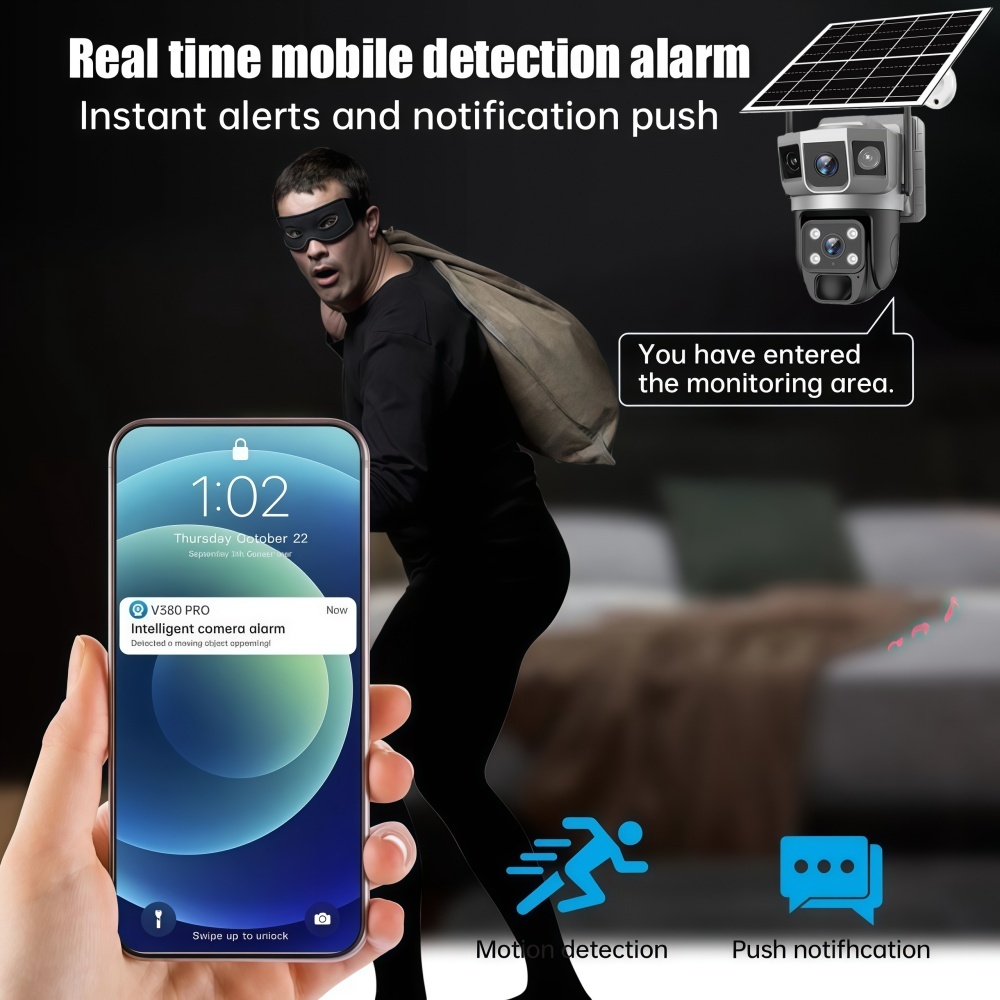 4G 카메라 야외 태양광 감시 카메라 12MP HD 3 - Home Security For Apartments 리뷰 및 가격