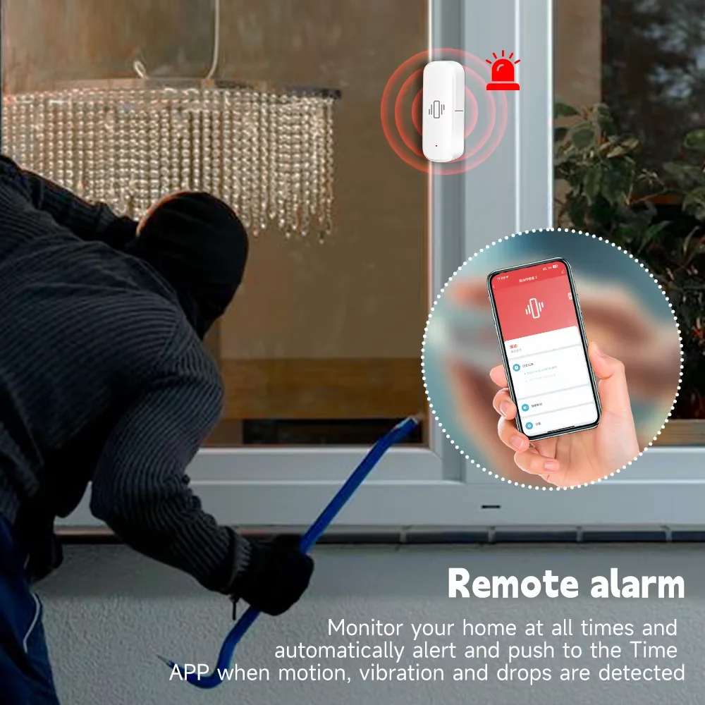 스마트 ZigBee 진동 센서 앱 모니터 홈 보안 보호 - Home Security Tools 리뷰 및 가격