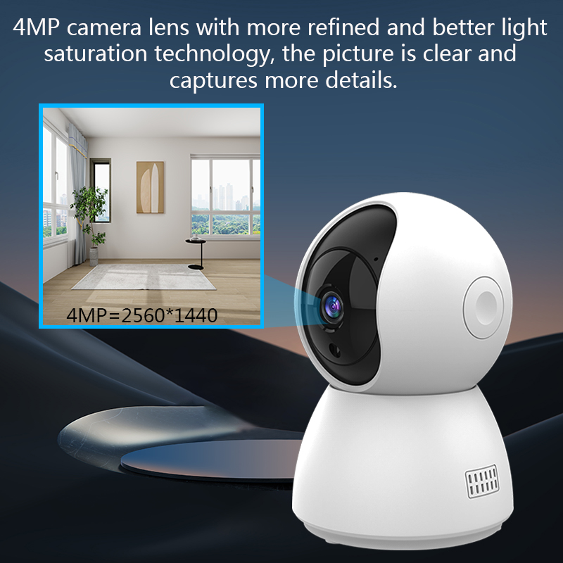 HD 4MP Tuya 스마트 미니 WiFi IP 카메라 - Home Security Xiaomi 리뷰 및 가격