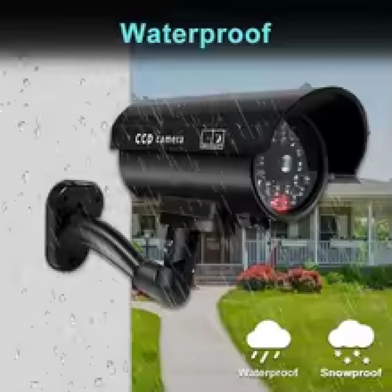 시뮬레이션 가짜 총알 카메라 모형 카메라 야외 LED  - Home Security For Apartments 리뷰 및 가격