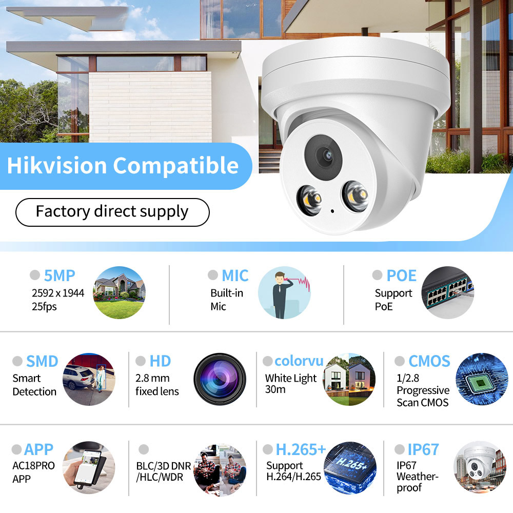 8채널 NVR 2 HDD DS-7608NI-Q2/8P  - Home Security Video Recording Systems 리뷰 및 가격