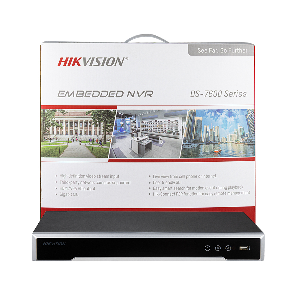 8채널 NVR 2 HDD DS-7608NI-Q2/8P  - Home Security Video Recording Systems 리뷰 및 가격