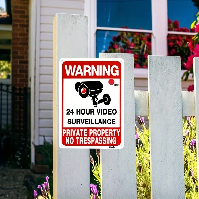 야외 비디오 감시 경고 표시 자가 접착식 보안 카메라  - Home Yard Security 리뷰 및 가격