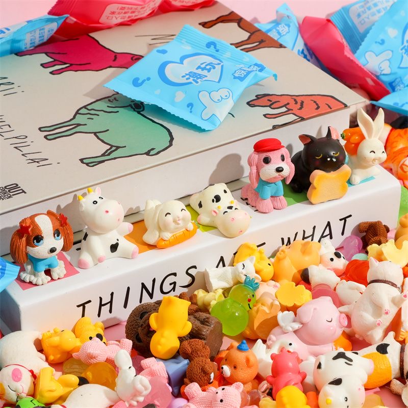 40개/세트 랜덤 만화 블라인드 박스 코끼리 동물 미니 - Home Security Items 리뷰 및 가격