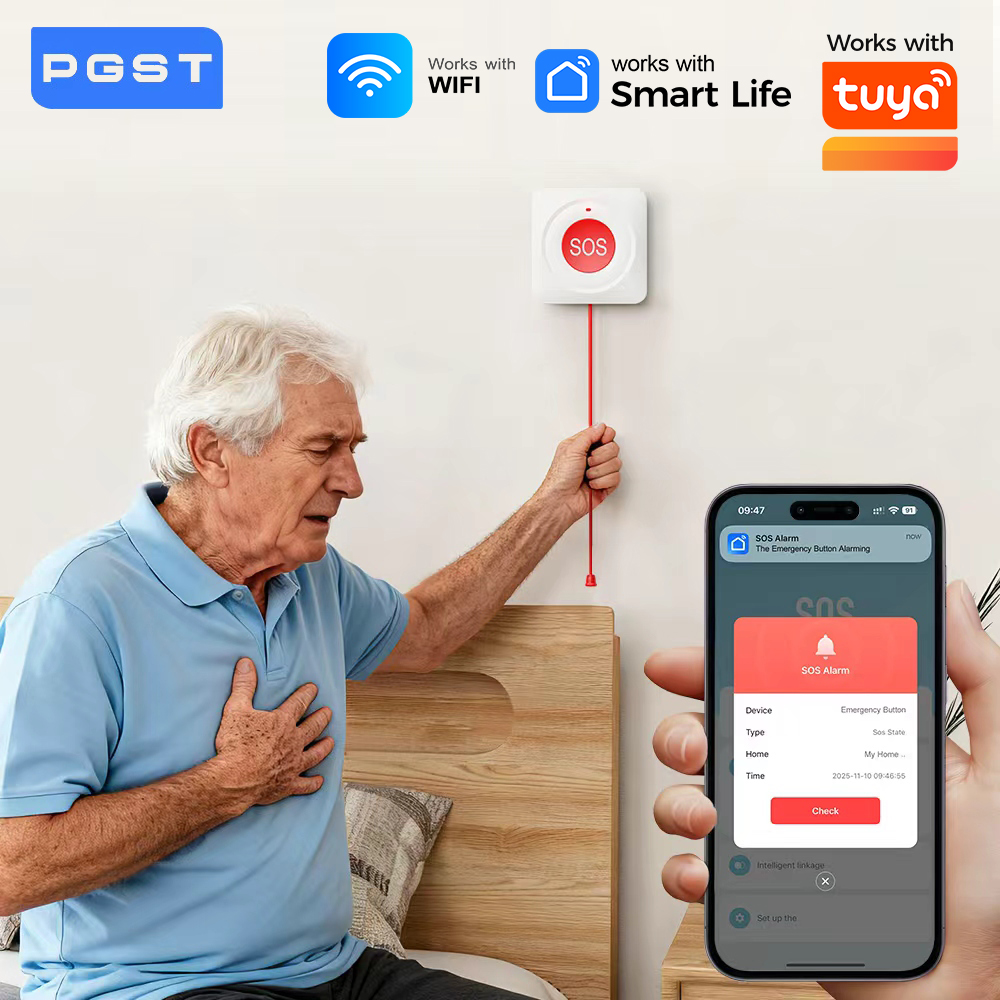WIFI Zigbee 버튼톤 SOS 푸시 버튼 Tuya - Home Security Tools 리뷰 및 가격