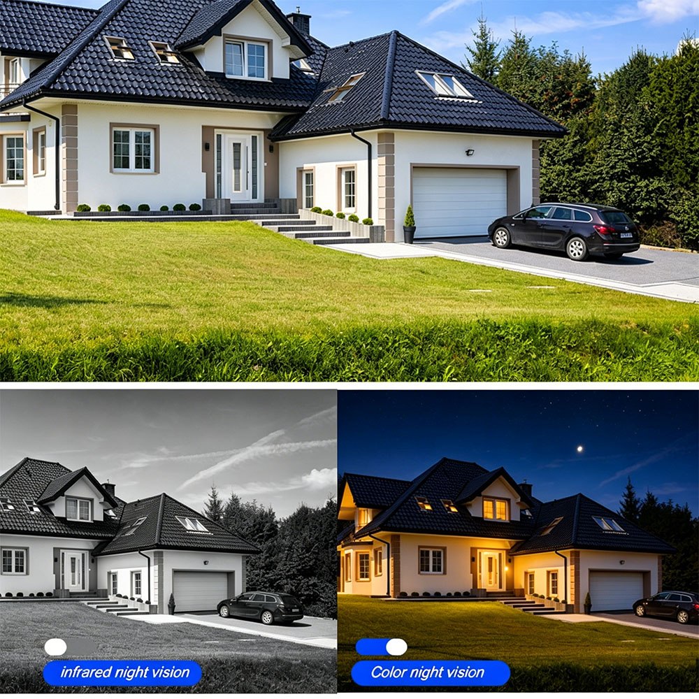 태양광 WiFi PTZ 카메라 야외용 트리플 렌즈 3화 - Home Security Monitoring Service 리뷰 및 가격