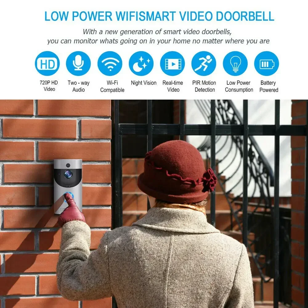 720P HD 스마트 홈 무선 WIFI 초인종 카메라  - Home Security Monitoring Service 리뷰 및 가격