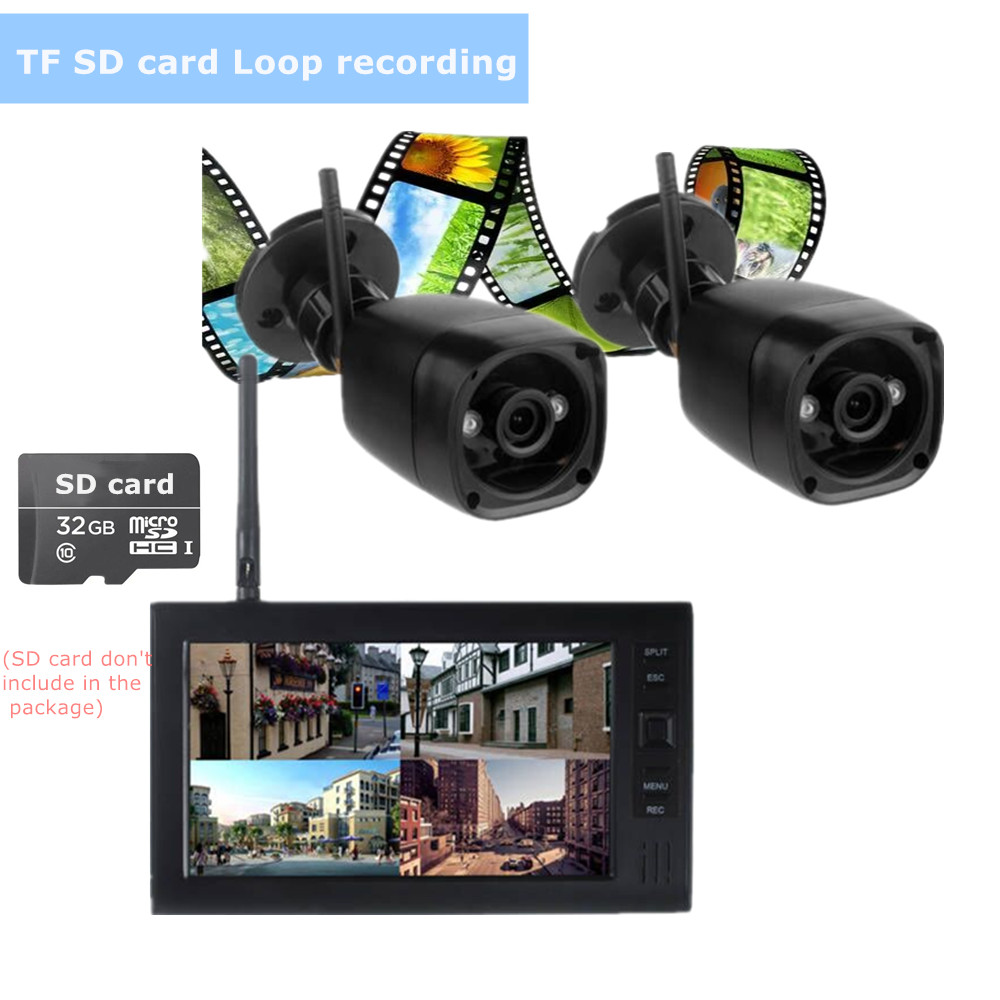 LCD CCTV 보안 시스템 와이파이 무선 카메라 비디 - Home Security Video Recording Systems 리뷰 및 가격