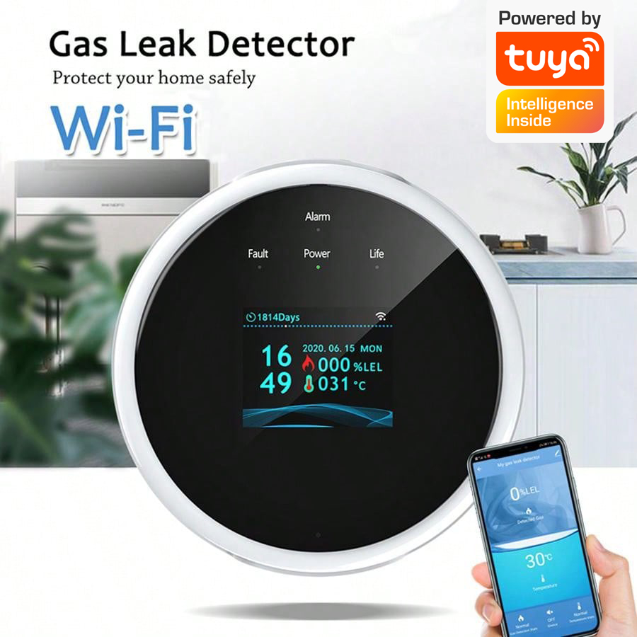 2.4G WiFi 가스 경보 센서 가연성 가스 감지기는 - Home Security Items 리뷰 및 가격