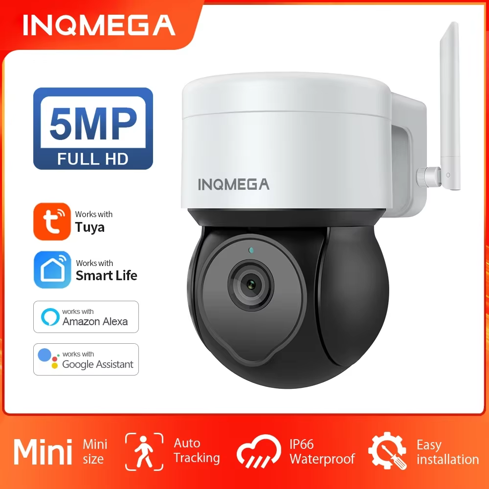 INQMEGA 5MP Tuya 야외 PTZ 카메라 Ai - Home Yard Security 리뷰 및 가격