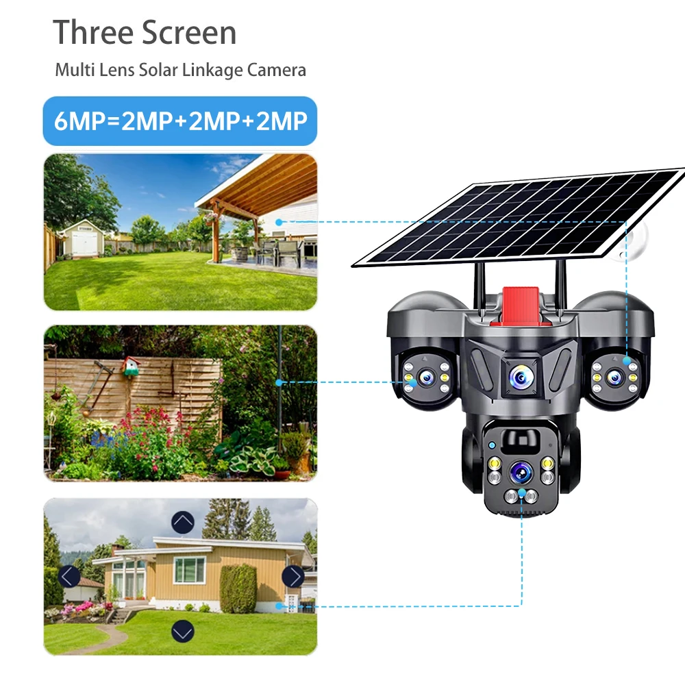 KERUI 야외 PTZ 6MP 4G SIM WIFI 태 - Home Security Monitoring Service 리뷰 및 가격