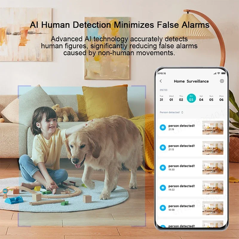 XIAOMI Wifi 카메라 PTZ 2K 홈 보안 지능 - Home Security Camera Xiaomi 리뷰 및 가격